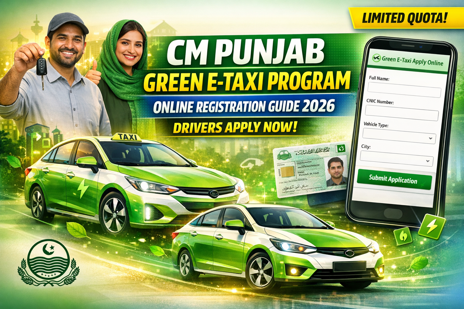 CM Punjab Green E-Taxi Program 2026