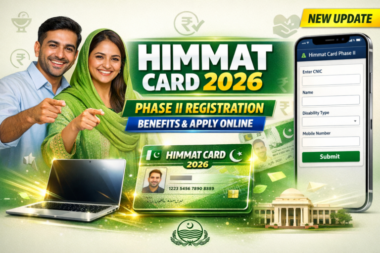 CM Punjab Himmat Card Phase II 2026 – Registration and Benefits