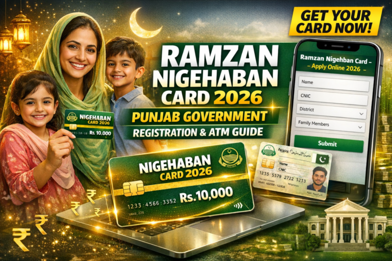 Ramzan Nigehban Card 2026 Punjab – Registration and ATM Card Guide